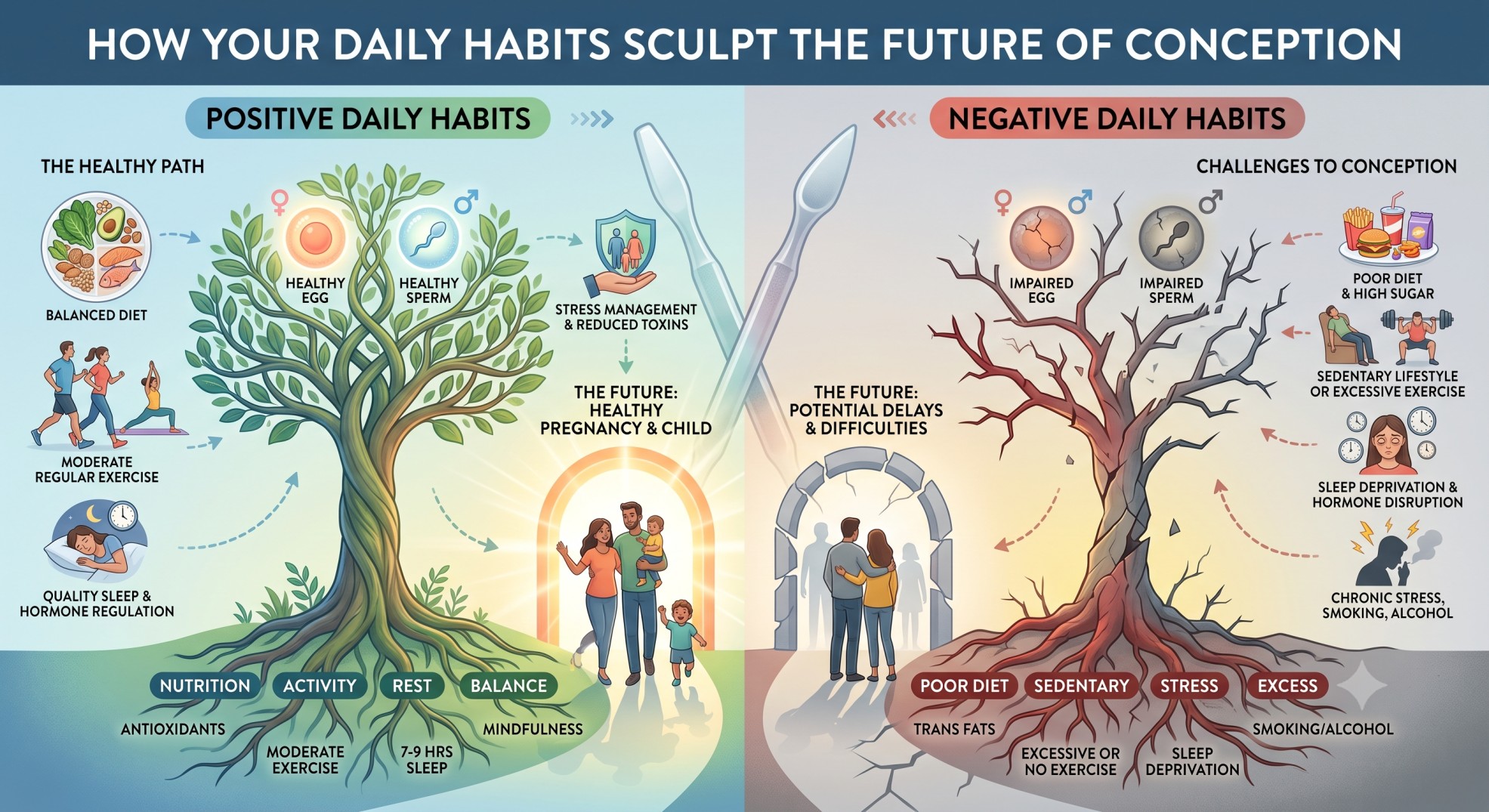 How Your Daily Habits Sculpt the Future of Conception